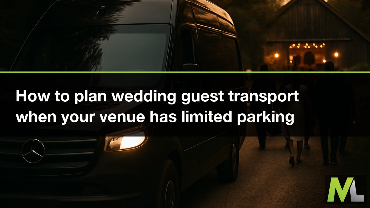 How to plan wedding guest transport when your venue has limited parking