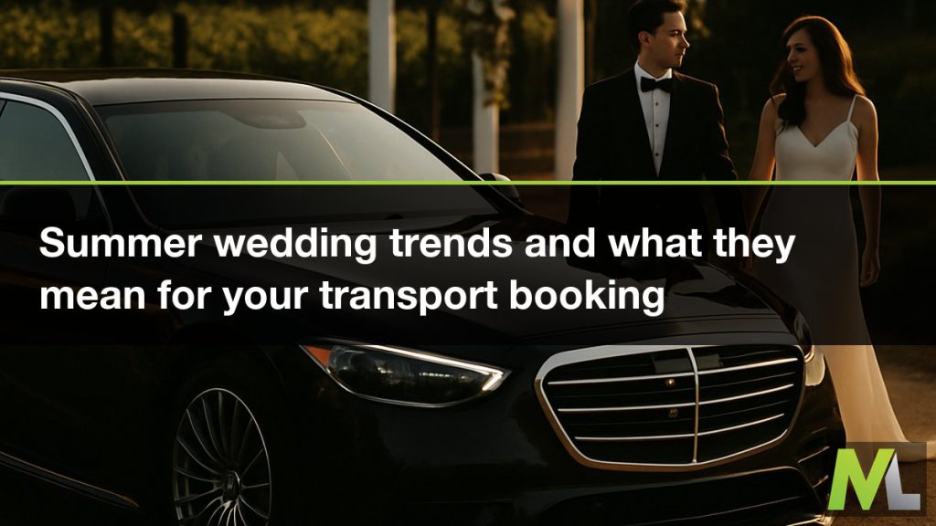 Summer wedding trends and what they mean for your transport booking | Marquee Limousines