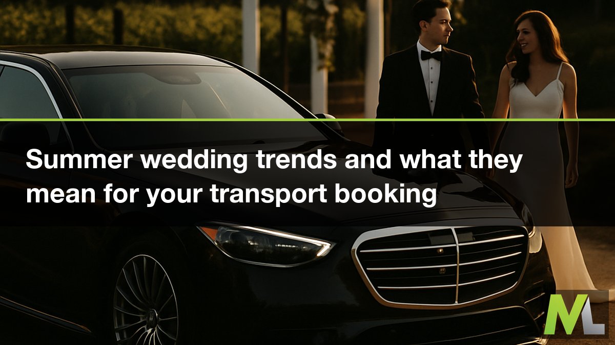 Summer wedding trends and what they mean for your transport booking